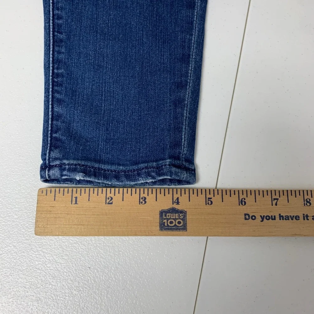 Athleta Sculptek Ultra Skinny Jeans‎ Womens 8 Blue Stretch Denim Pants